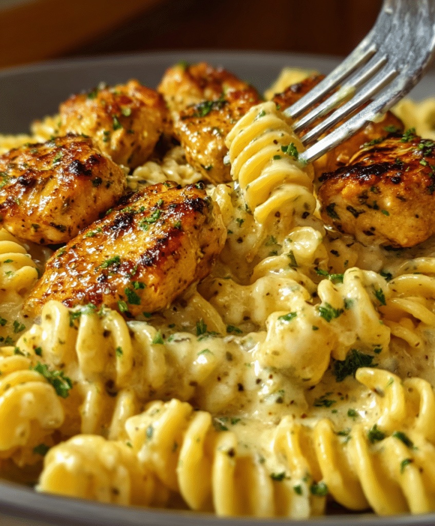 Creamy Garlic Herb Chicken Pasta