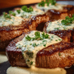 Creamy Garlic Herb Steak