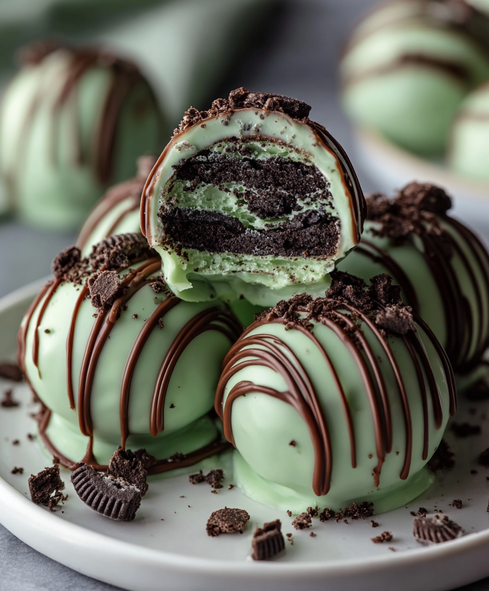 Mint Oreo Truffles