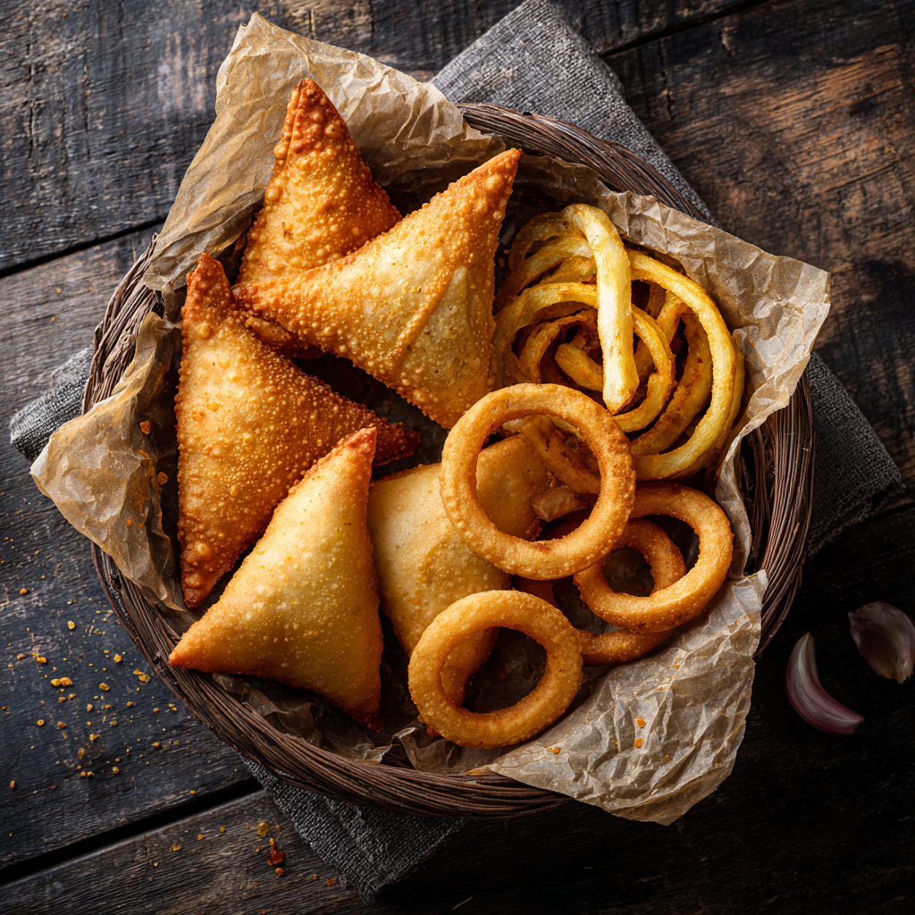 u5315665333 A basket of golden crispy snacks like samosas fri 0426b126 49dc 4151 b2eb 3484855dd879 0 1