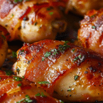 Bacon-Wrapped Garlic Butter Chicken
