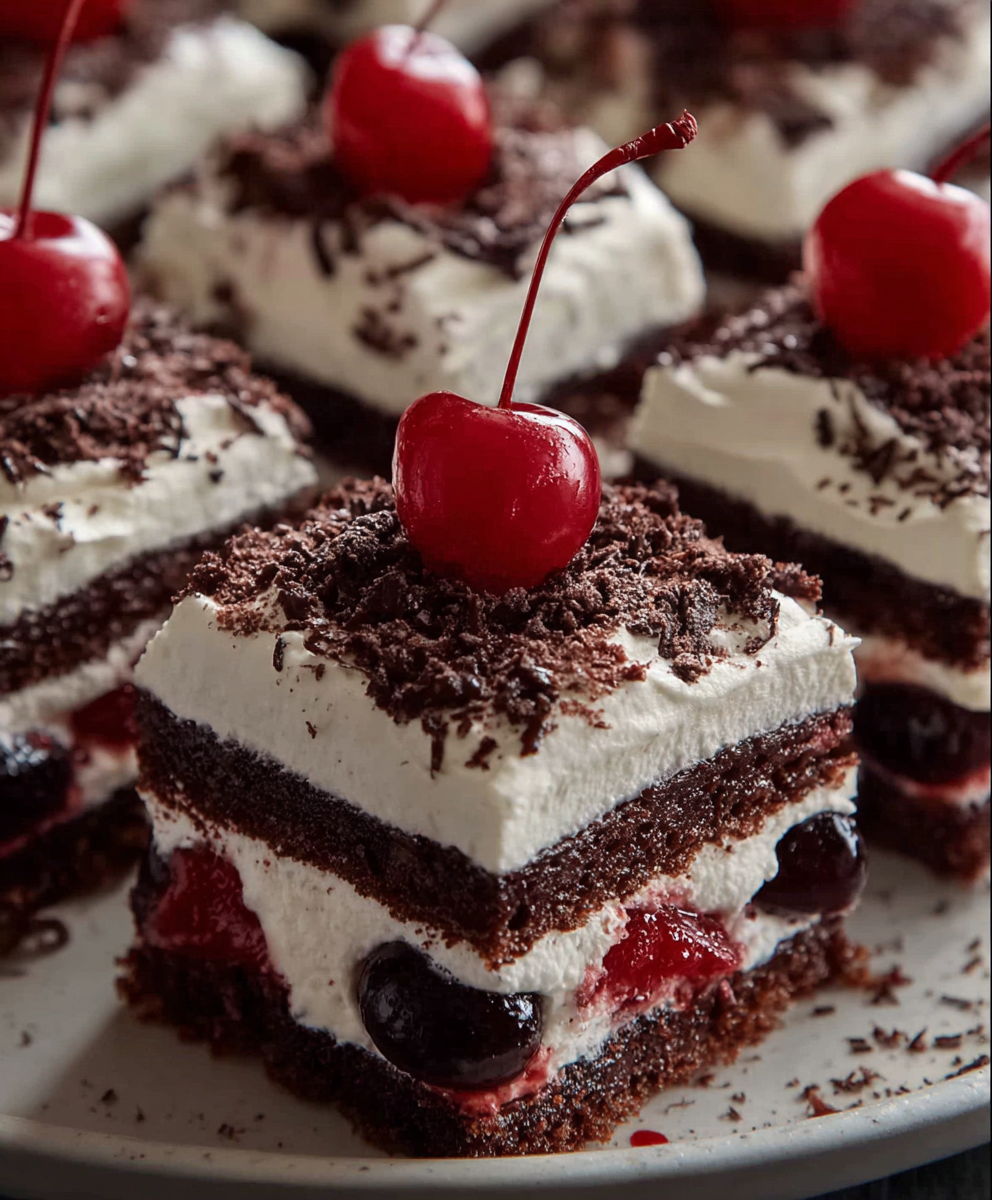 Black Forest Dessert Squares