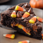 Candy Corn Chocolate Chip Cookie Cake