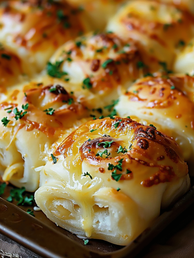 Cheesy Garlic Butter Rolls