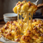 Cheesy Ham and Potato Casserole