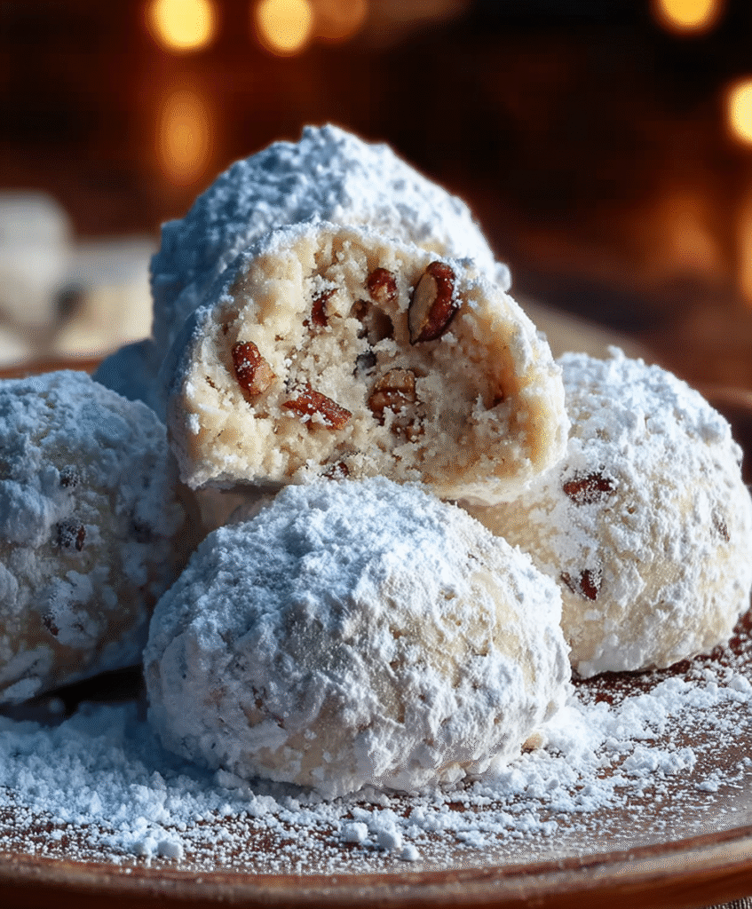Classic Pecan Snowball Cookies