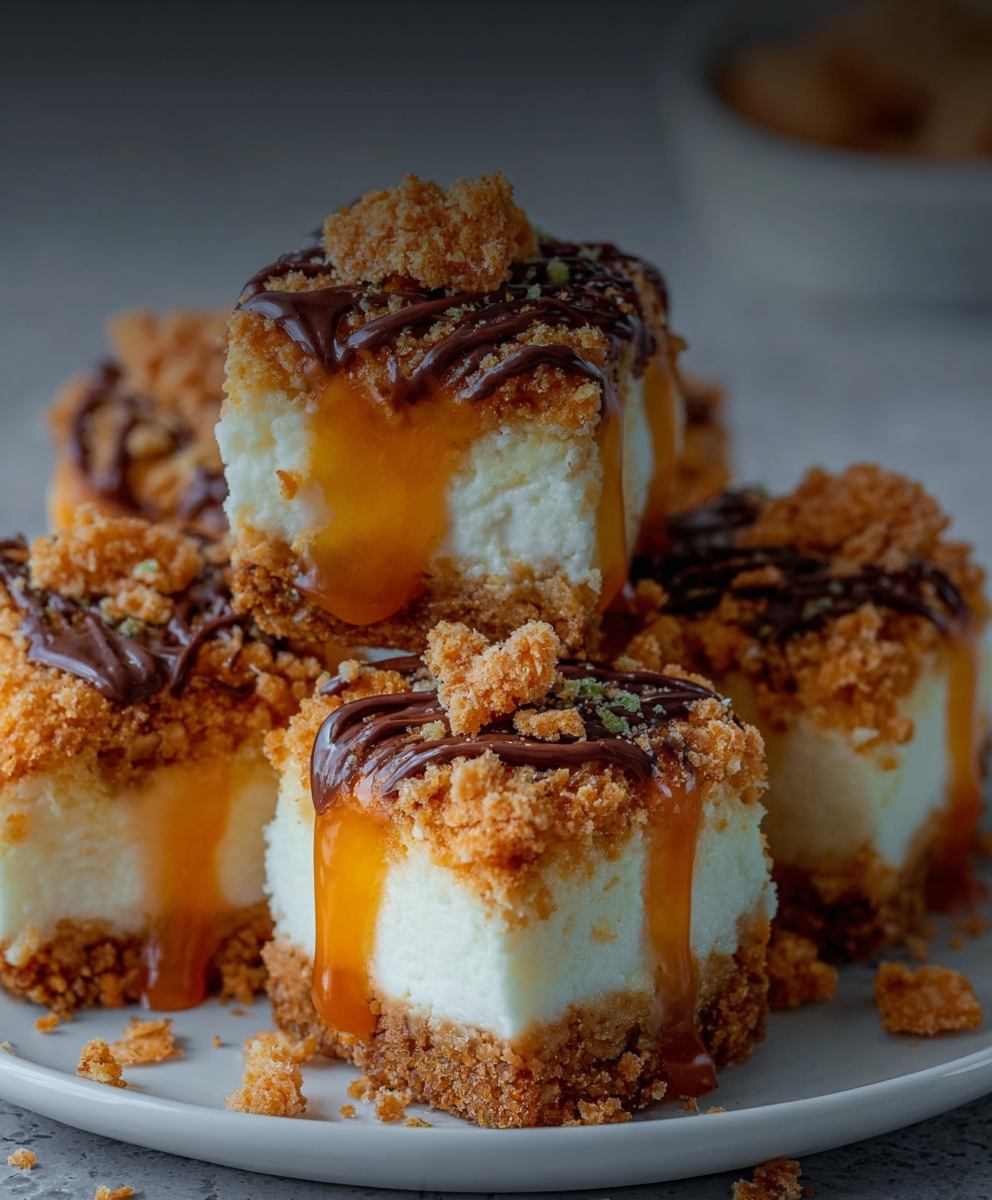 Doritos-Crusted Cheesecake Bites