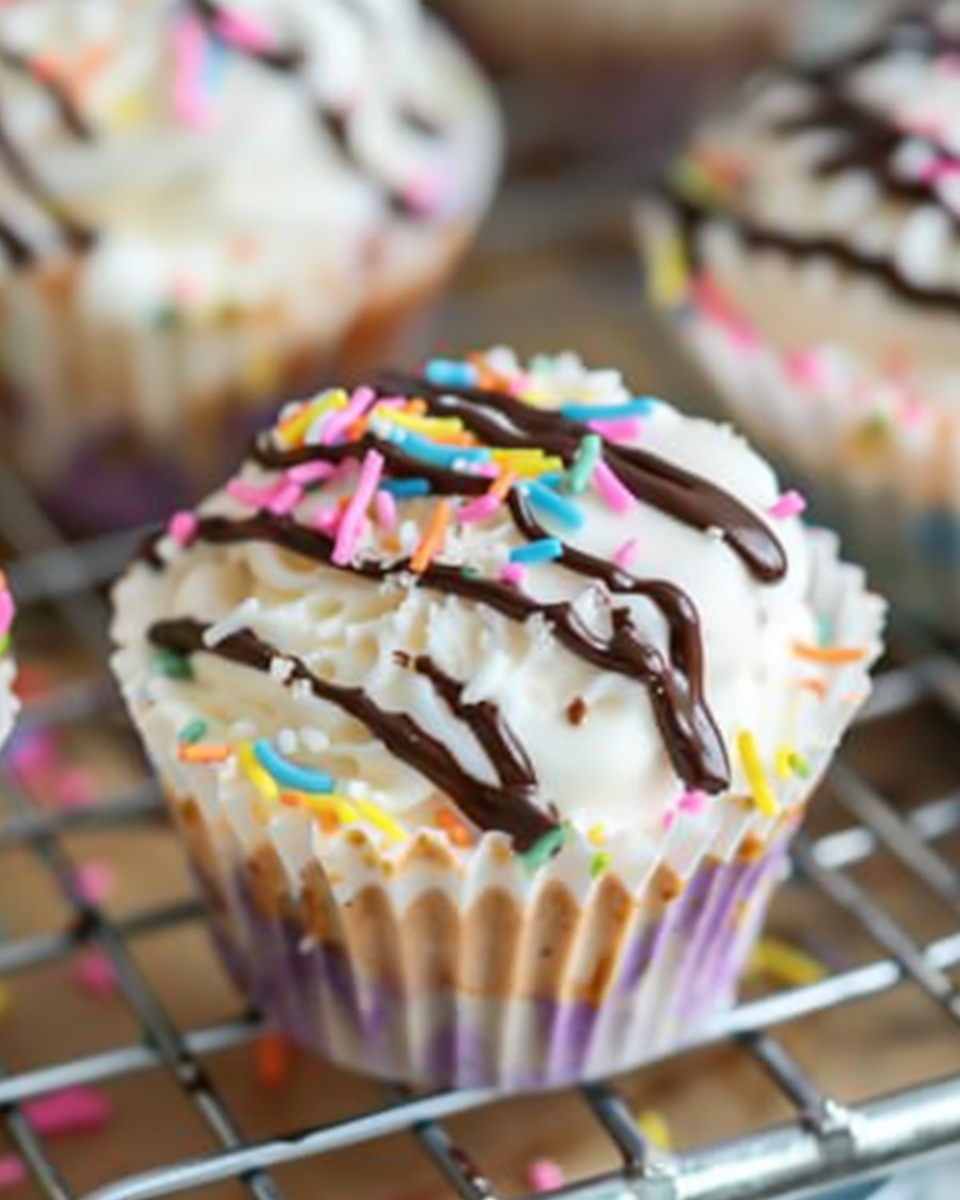 Frozen Sprinkle Ice Cream Cups
