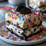Funfetti Oreo Icebox Cake