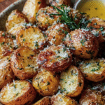 Garlic Parmesan Roasted Baby Potatoes