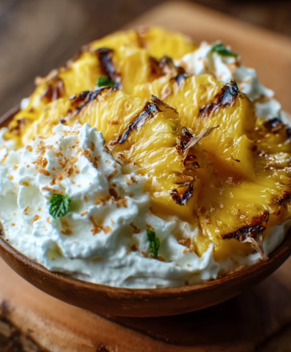 Grilled Pineapple Coconut Whip