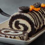 Halloween Oreo Roll Cake