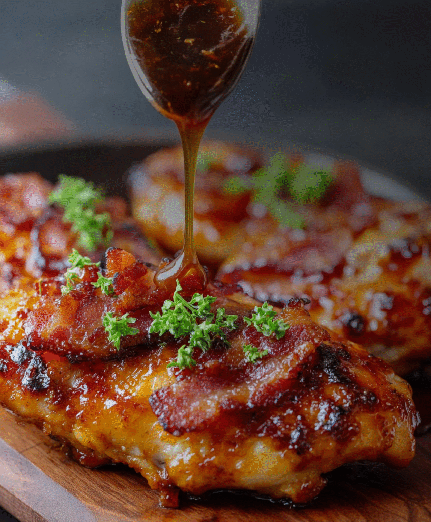 Maple Garlic Bacon Chicken