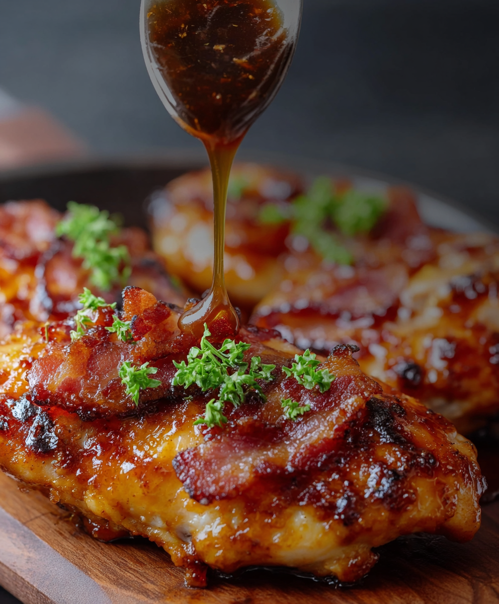 Maple Garlic Bacon Chicken