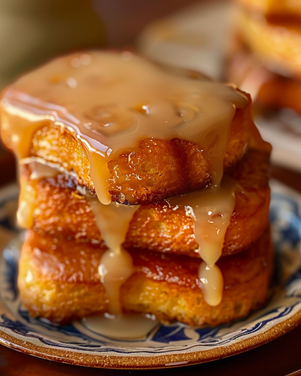 Maple Glazed Brown Butter Pound Cakes