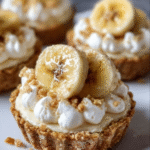 No-Bake Mini Banana Cream Pies