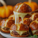 Pumpkin Pretzel Sliders