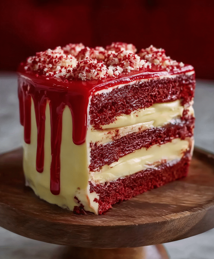 Red Velvet Cream Cheese Layer Cake
