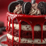 Red Velvet Oreo Layer Cake