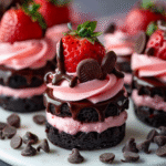Strawberry Chocolate Bliss Cakes