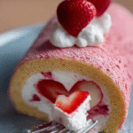 Sweetheart Strawberry Roll Cake