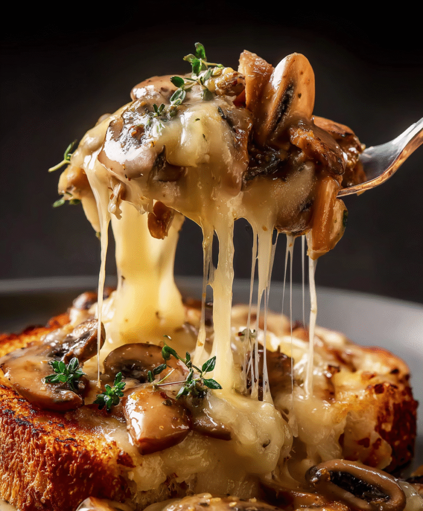 Swiss Mushroom Melt Sandwich