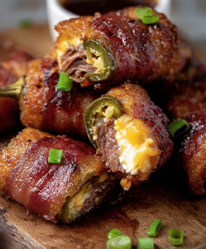 Texas Twinkies – Bacon-Wrapped Brisket Jalapeños