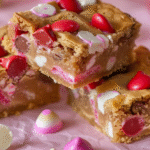 Valentine’s Candy Blondies