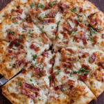 Bacon Alfredo Pizza