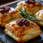Baked Cranberry Brie Bites