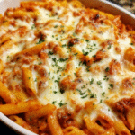 Baked Penne Marinara & Cheese