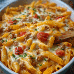 Best Cheesy Rotel Pasta Bake