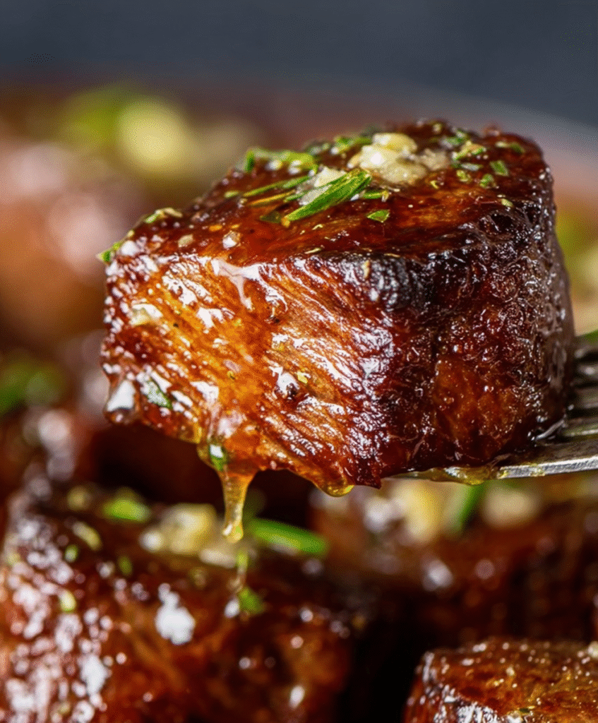 Cajun Garlic Butter Steak Bites