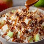 Caramel Apple Snickers Salad