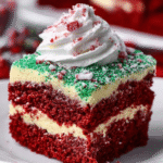 Christmas Red Velvet Poke Cake
