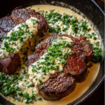 Cozy Gaelic Irish Steaks with Creamy Whiskey Sauce