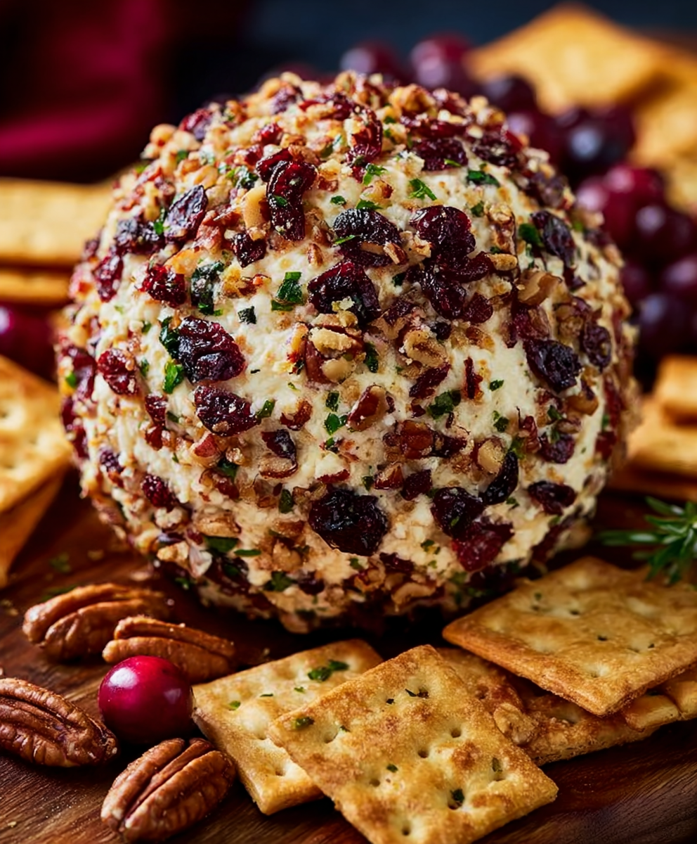 Cranberry Pecan Cheese Ball