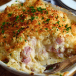 Creamy Chicken Cordon Bleu Casserole