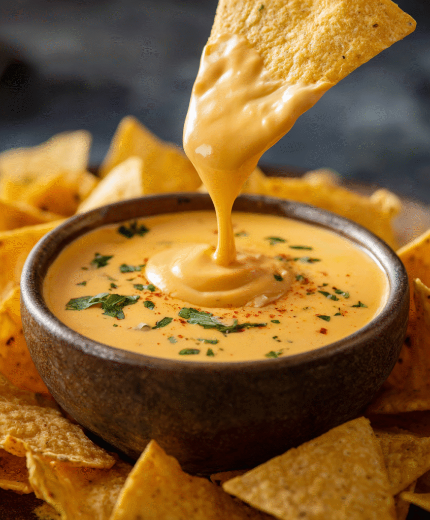 Creamy Taco-Style Nacho Cheese Dip