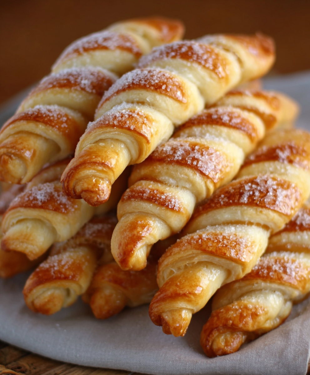 Crescent Roll Cinnamon Twists