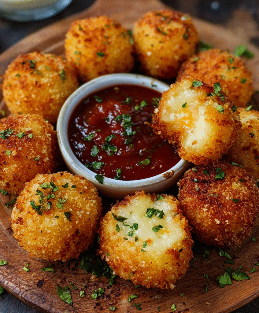 Crispy Cheesy Potato Balls