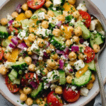 Easy Chickpea Feta Salad