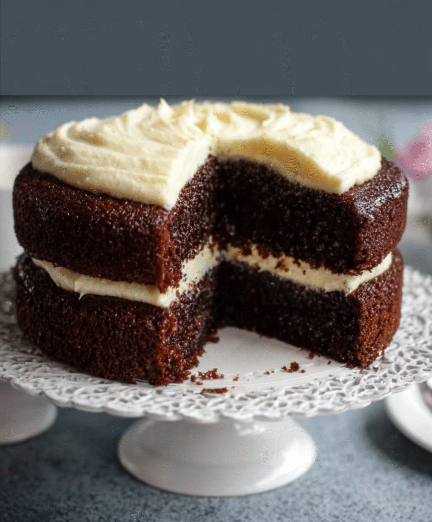 Everyday Chocolate Cake with Vanilla Buttercream