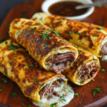 French Dip Tortilla Roll-Ups