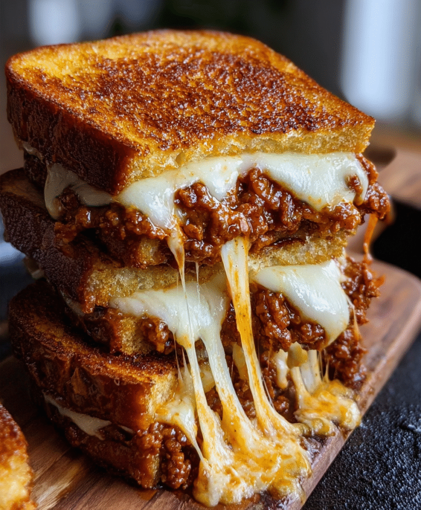 Grilled Cheese Sloppy Joes