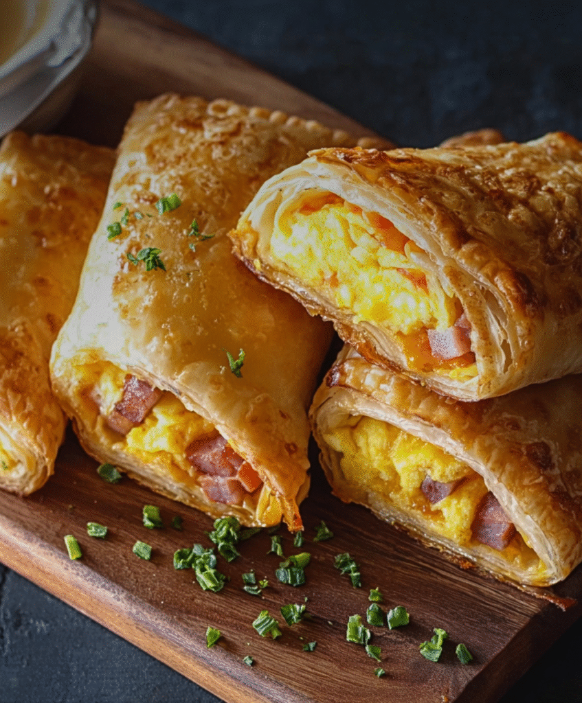 Homemade Breakfast Hot Pockets