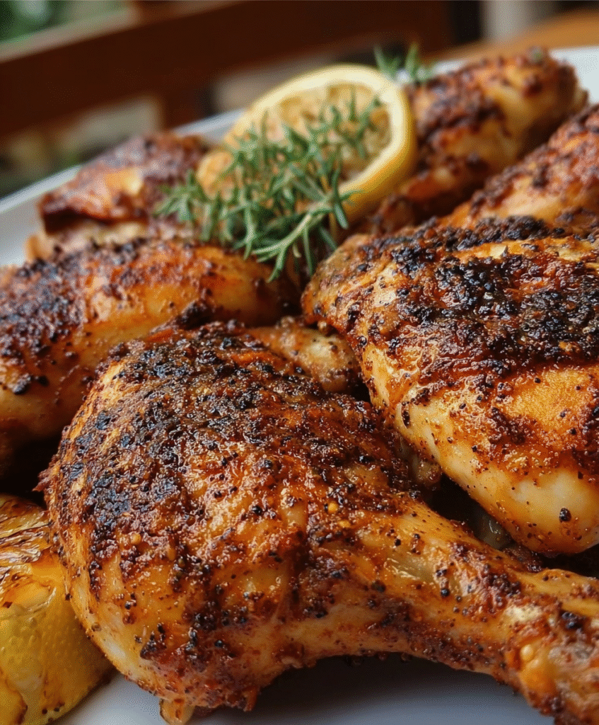 Homemade Portuguese Chicken (Spicy & Citrus-Rubbed)