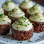 Mini Meatloaf Muffins with Mashed Potato Frosting
