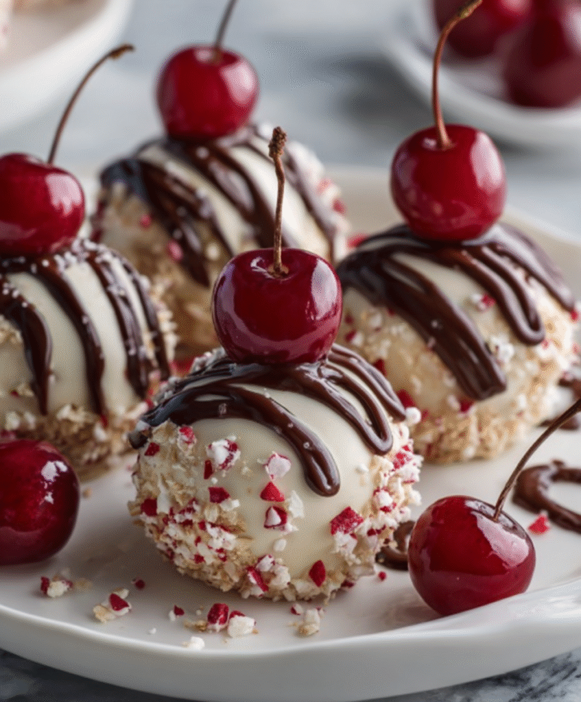 No-Bake Cherry Bombs