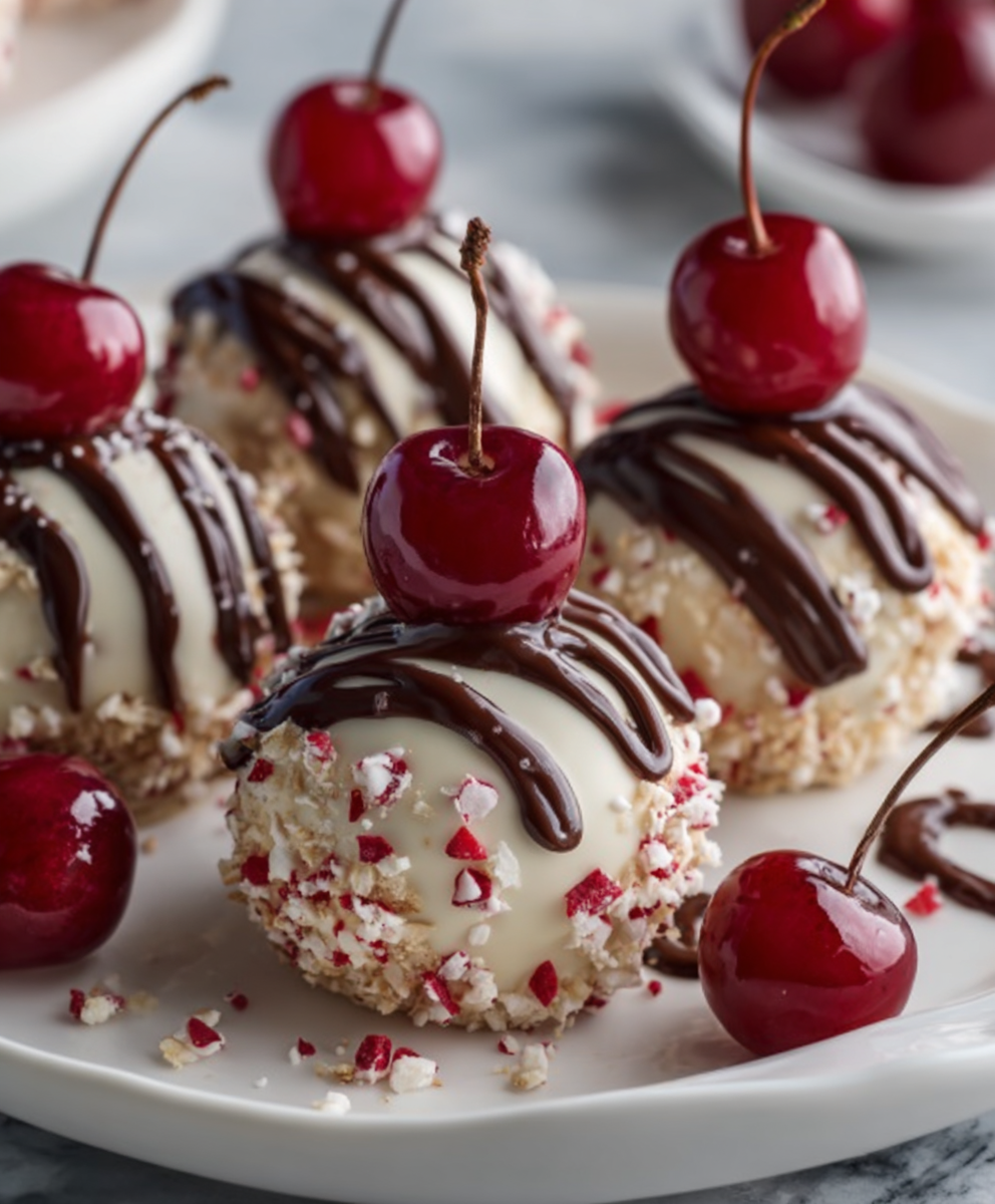 No-Bake Cherry Bombs